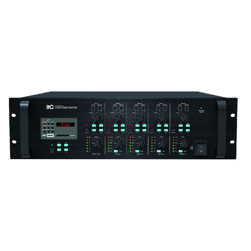 ITC T-4240MP 4 Channel Matrix Audio Integrated 100V Amplifier 4x240W | Professional Audio | Professional Audio, Professional Audio. Professional Audio: Public Address System, Professional Audio. Professional Audio: Voltage Amplifier, Professional Audio. Professional Audio: Voltage Mixer Amplifier | itc
