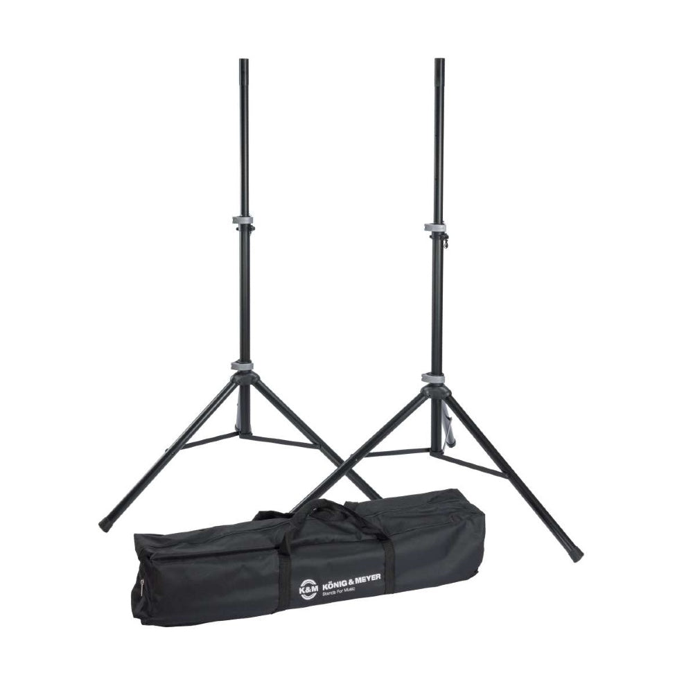 Konig & Meyer 21459-000-55 Light Weight Speaker stand package