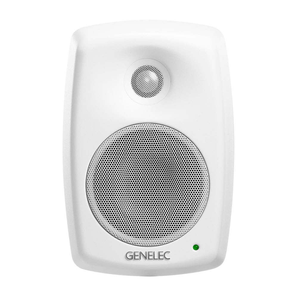 Genelec 4020C 2-Way 4" 100W Powered Installation Speaker (White) Sold as a single unit