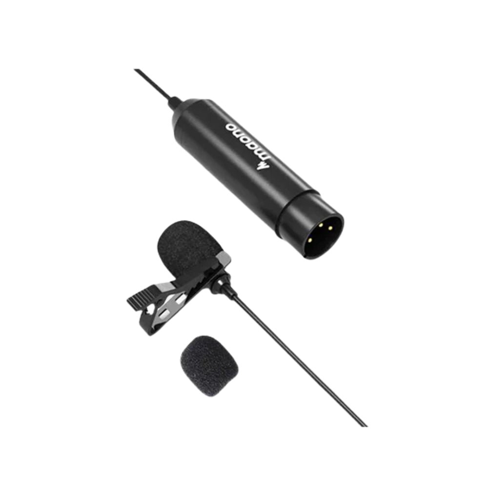 Maono AU-XLR10 XLR Collar Lavalier Microphone, Condenser Clip-on Mic