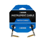 Boss BPC-8 Patch Cable 8-Inch Pancake Right-angled Connectors