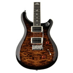 PRS SE Custom 24 CU44QQEIBBG Quilt Electric Guitar Black Gold Burst Finish - Includes PRS Gig Bag