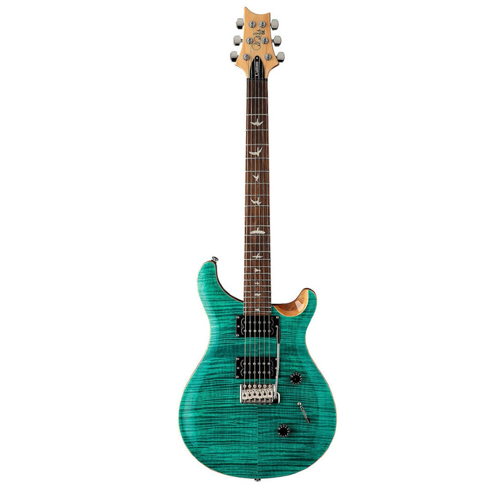 PRS SE Custom 24 CU44TU Electric Guitar Turquoise Finish - Includes PRS Gig Bag