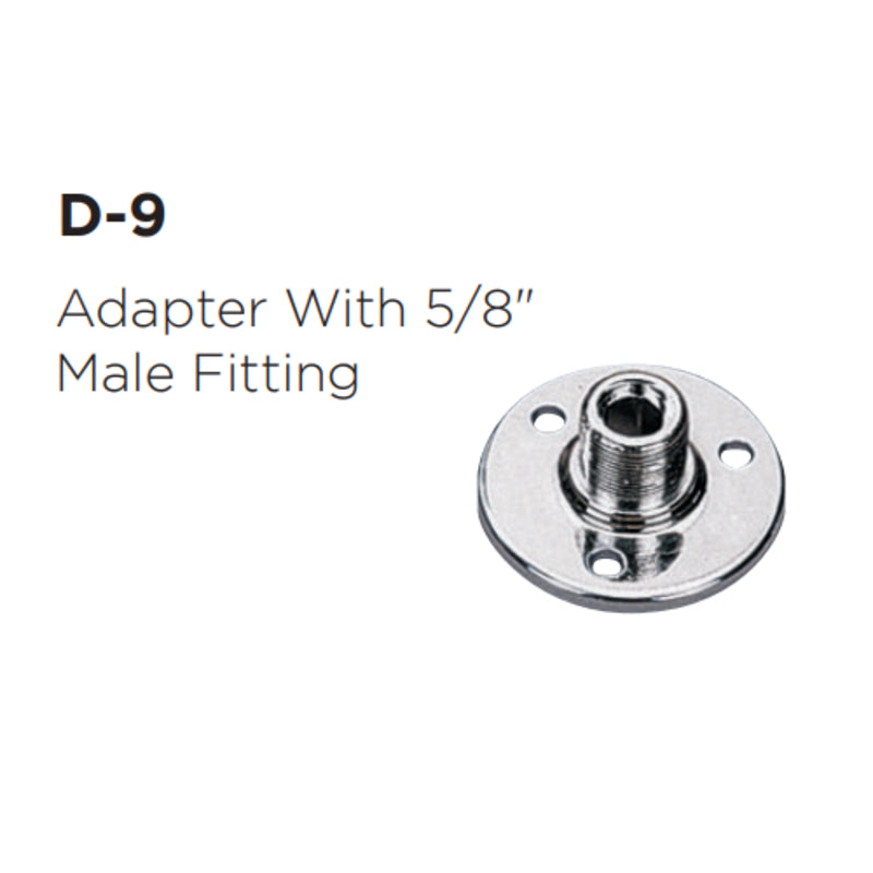 Maxtone D-9 Microphone Adapter Mount / Adapter With 5/8" Male Fitting