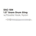 Maxtone DSC-15N 1.5" Snare Drum Sling w/Double Hook, Nylon