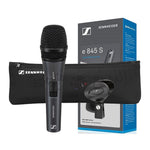 Sennheiser e845S Handheld Dynamic Supercardioid Microphone with On/Off Switch - Note: Microphone Cable Sold Separately