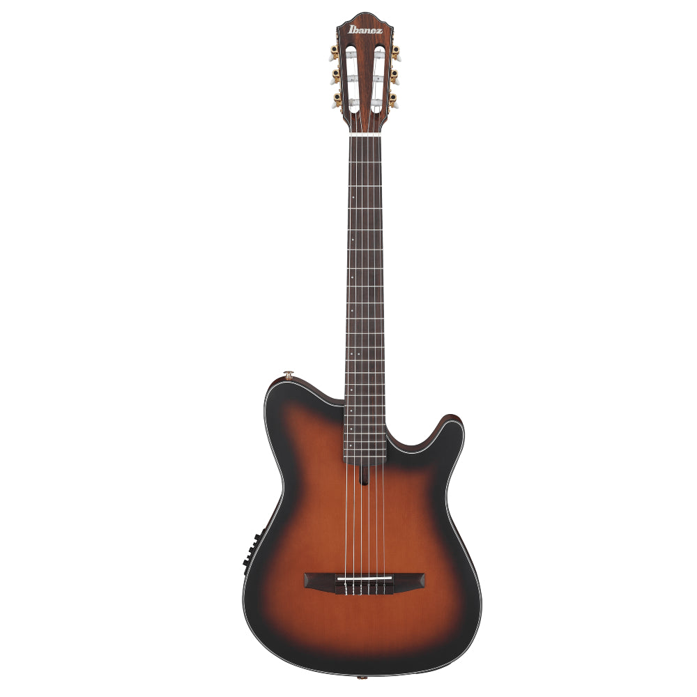 Ibanez FRH10N - BSF Thinline Full Size Classical Electro Acoustic Guitar - Brown Sunburst