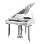 Pearl River GP1100 Concert Series Digital Grand 88-Keys Digital Piano - White With Piano Bench