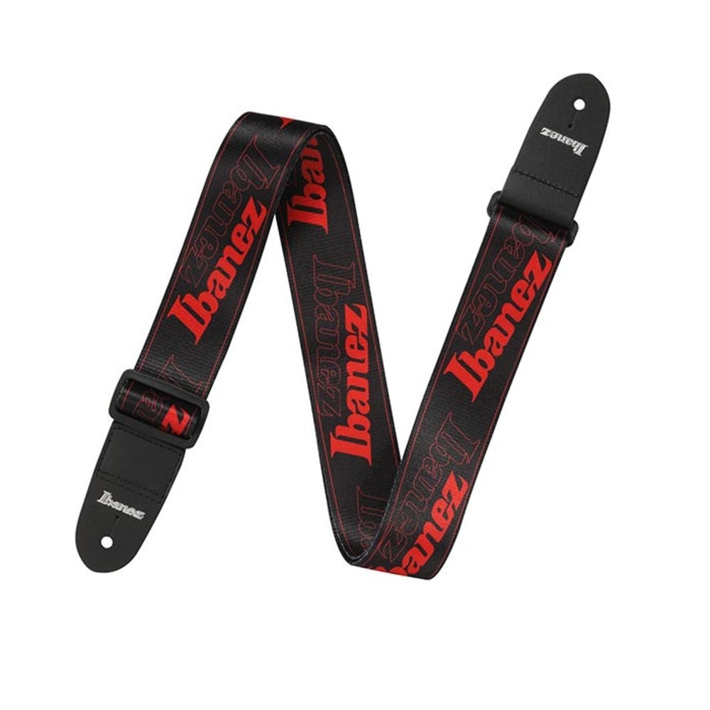 Ibanez GSD50 RD Guitar Strap With Ibanez Red Logo