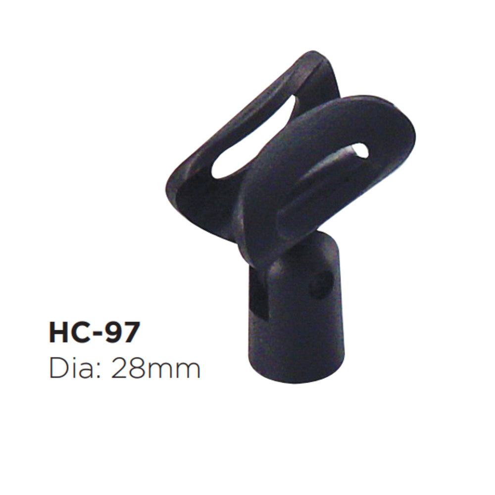 Maxtone HC -97 5/8" - 27 Brass Thread Universal Wireless Microphone Holder