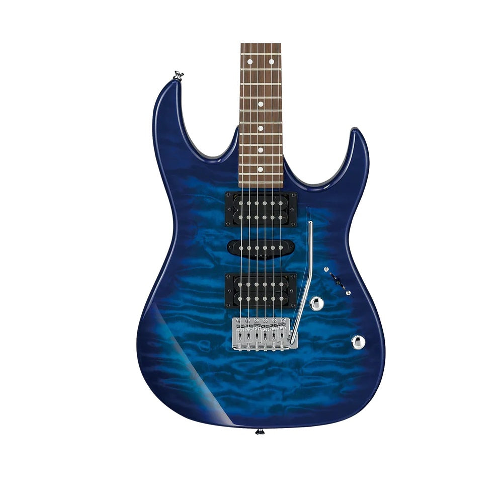 Ibanez Gio Series GRX70QA TBB Electric Guitar - Transparent Blue Burst