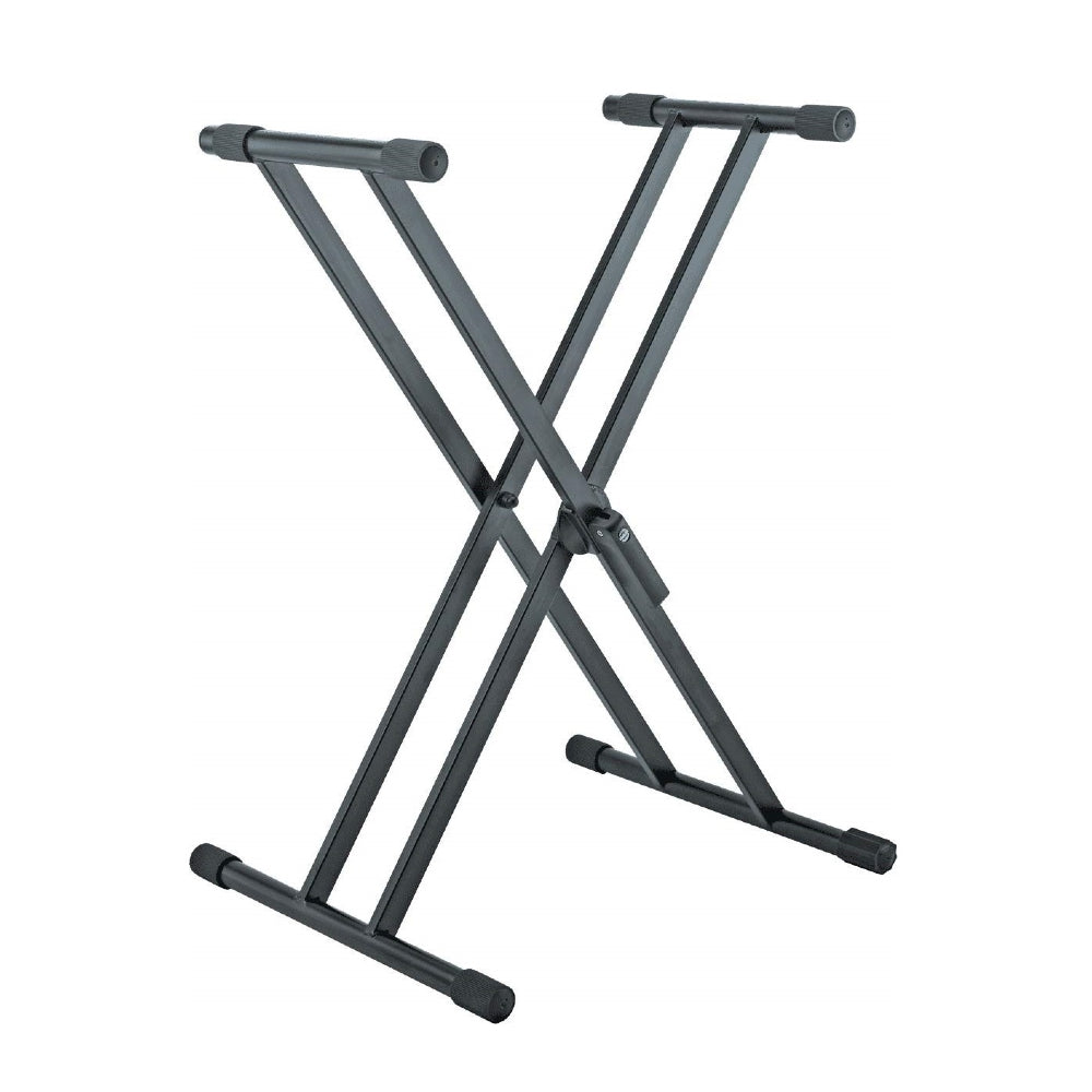 Konig & Meyer 18990-015-55 X-Shaped Keyboard Stand Rick (Black) | Musical Instruments Accessories | Musical Instruments. Musical Instruments: Accessories By Categories, Musical Instruments. Musical Instruments: Keyboard Stand, Musical Instruments. Musical Instruments: Stand By Categories, Professional Audio Accessories, Professional Audio Accessories. Professional Audio Accessories: Keyboard Stand, Professional Audio Accessories. Professional Audio Accessories: Stand By Categories | Konig & Meyer