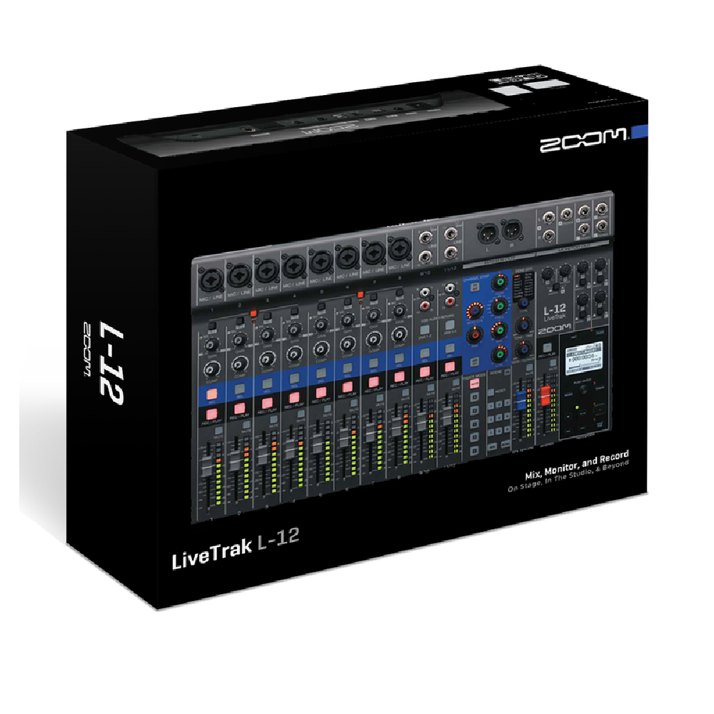 Zoom LiveTrak L-12 - 12-Channel Digital Mixer & Multi-track Recorder