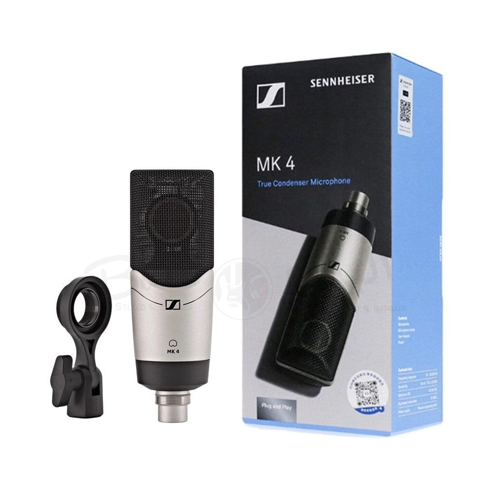 Sennheiser MK4 Large-Diaphragm Cardioid Condenser Microphone - Note: Microphone Cable Sold Separately