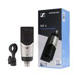 Sennheiser MK4 Large-Diaphragm Cardioid Condenser Microphone - Note: Microphone Cable Sold Separately