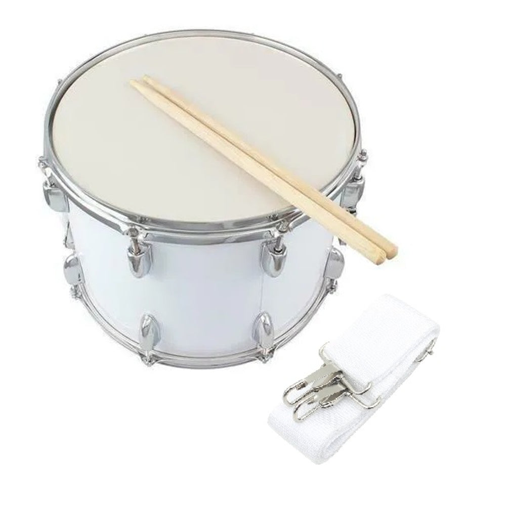 Maxtone MSC-14 Marching Snare Drum 14 inches x 10 inches White Color | Musical Instruments | Musical Instruments, Musical Instruments. Musical Instruments: Marching Bass Drums, Musical Instruments. Musical Instruments: Marching Drums & Percussions, Musical Instruments. Musical Instruments: Marching Snare Drum | Maxtone