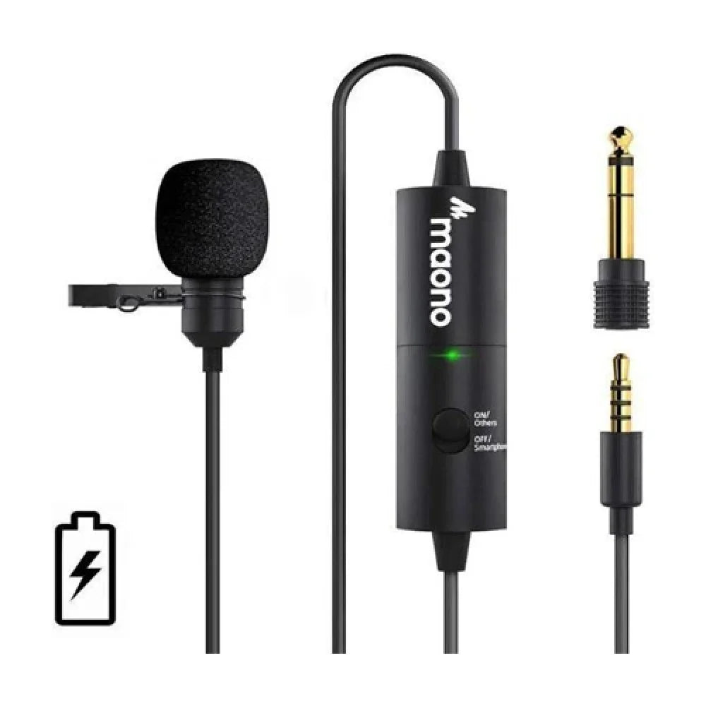 Maono AU-100R Lavalier Microphone Rechargeable Omnidirectional Condenser Clip On Lapel Mic | Professional Audio | Professional Audio, Professional Audio. Professional Audio: Bluetooth & Mobile Microphones, Professional Audio. Professional Audio: Microphones | MAONO
