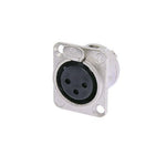 Neutrik NC3FD-L-1 3-Pole Female XLR Receptacle Chassis Mount | Professional Audio Accessories | Musical Instruments. Musical Instruments: Audio Adaptors, Professional Audio Accessories, Professional Audio Accessories. Professional Audio Accessories: Audio Adaptors, Professional Audio Accessories. Professional Audio Accessories: Cables & Connectors By Categories, Professional Audio Accessories. Professional Audio Accessories: Coupler Adaptors, Professional Audio Accessories. Professional Audio Accessories: P