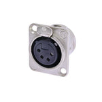 Neutrik NC4FD-L-1 D Series 4-pin XLR Female Panel Receptacle Chassis Mount | Professional Audio Accessories | Musical Instruments. Musical Instruments: Audio Adaptors, Professional Audio Accessories, Professional Audio Accessories. Professional Audio Accessories: Audio Adaptors, Professional Audio Accessories. Professional Audio Accessories: Cables & Connectors By Categories, Professional Audio Accessories. Professional Audio Accessories: Coupler Adaptors, Professional Audio Accessories. Professional Audio