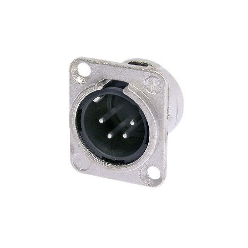 Neutrik NC4MD-L-1 D Series 4-pin XLR Male Panel Receptacle Chassis Mount | Professional Audio Accessories | Musical Instruments. Musical Instruments: Audio Adaptors, Professional Audio Accessories, Professional Audio Accessories. Professional Audio Accessories: Audio Adaptors, Professional Audio Accessories. Professional Audio Accessories: Cables & Connectors By Categories, Professional Audio Accessories. Professional Audio Accessories: Coupler Adaptors, Professional Audio Accessories. Professional Audio Ac
