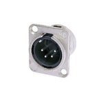 Neutrik NC4MD-L-1 D Series 4-pin XLR Male Panel Receptacle Chassis Mount | Professional Audio Accessories | Musical Instruments. Musical Instruments: Audio Adaptors, Professional Audio Accessories, Professional Audio Accessories. Professional Audio Accessories: Audio Adaptors, Professional Audio Accessories. Professional Audio Accessories: Cables & Connectors By Categories, Professional Audio Accessories. Professional Audio Accessories: Coupler Adaptors, Professional Audio Accessories. Professional Audio Ac