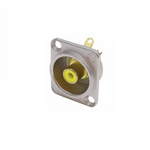 Neutrik NF2D-4 Phono Yellow (RCA) Female Chassis Mount | Professional Audio Accessories | Musical Instruments. Musical Instruments: Audio Adaptors, Professional Audio Accessories, Professional Audio Accessories. Professional Audio Accessories: Audio Adaptors, Professional Audio Accessories. Professional Audio Accessories: Cables & Connectors By Categories, Professional Audio Accessories. Professional Audio Accessories: Coupler Adaptors, Professional Audio Accessories. Professional Audio Accessories: Panels