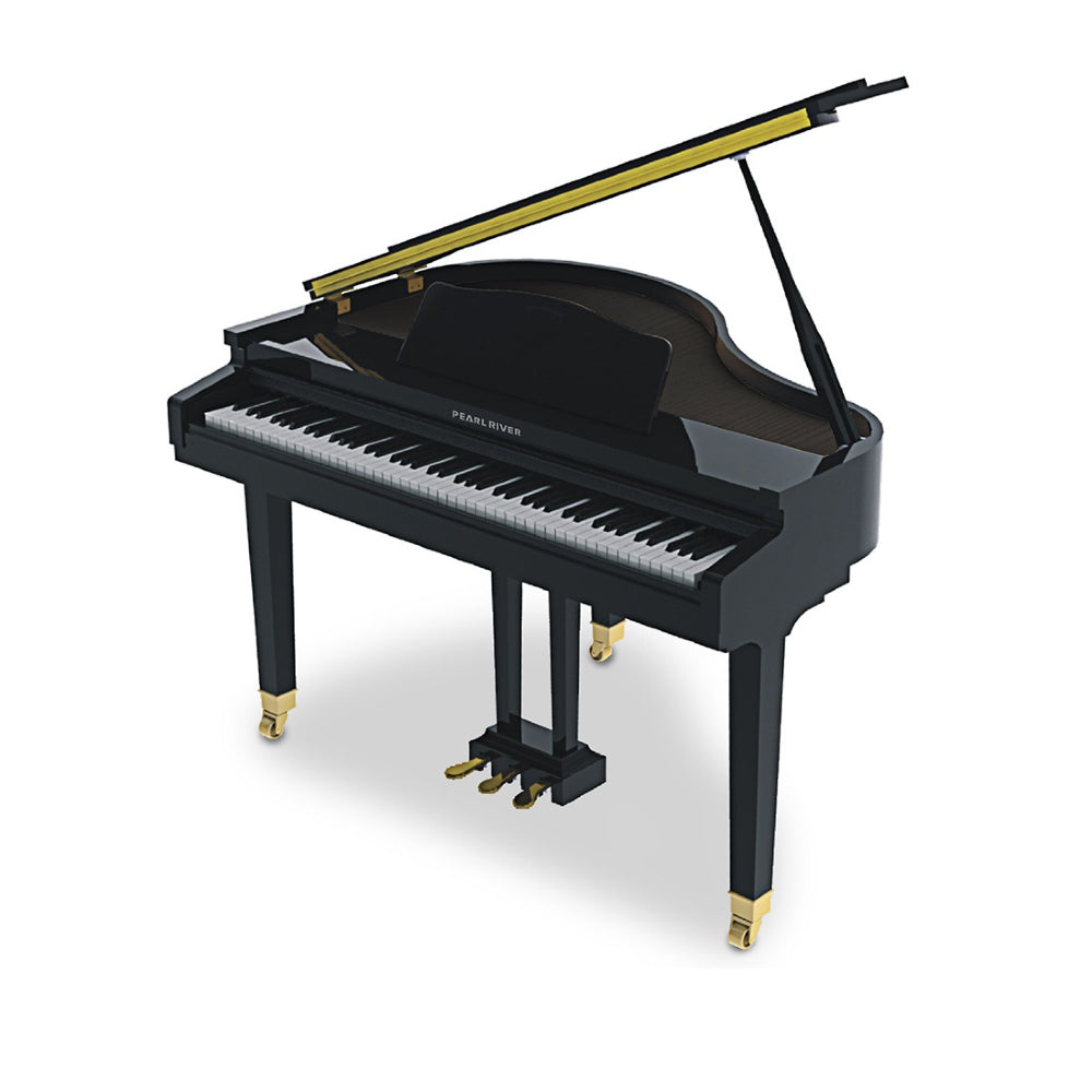 Pearl River GP1100 Concert Series Digital Grand 88-Keys Digital Piano - Black With Piano Bench