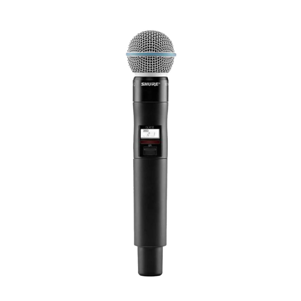 Shure QLXD24/B58 Digital Wireless Handheld Microphone System with Beta 58A Capsule - K51 (606-670 MHz)