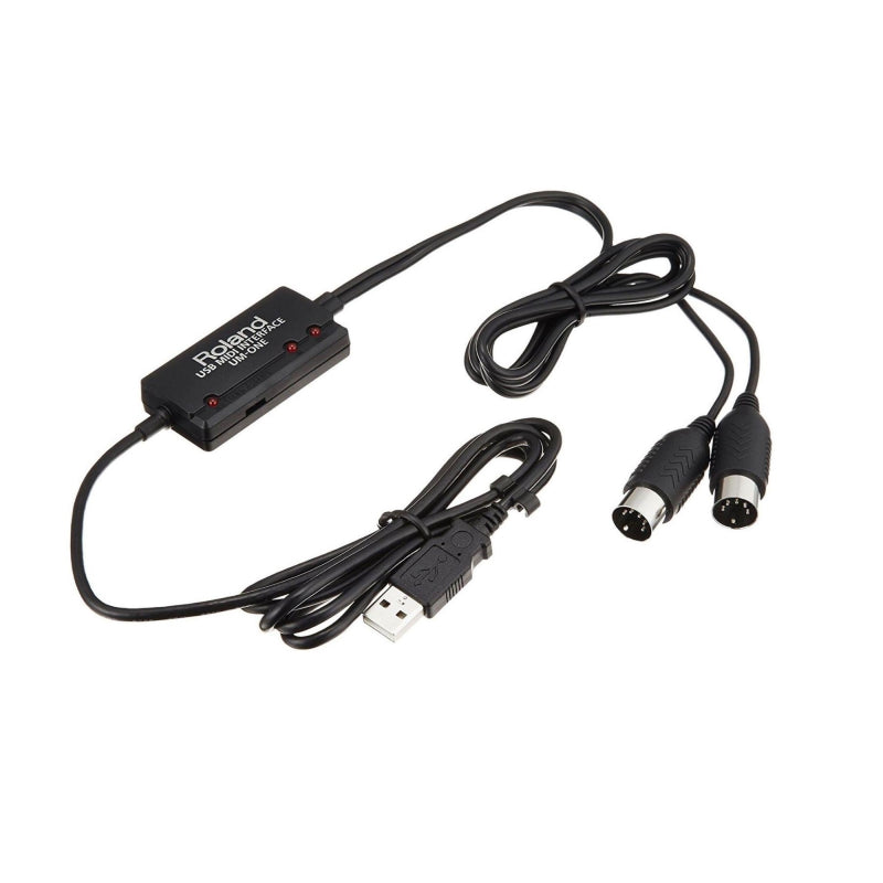 Roland UM-ONE mk2 - In-Line USB MIDI Interface | Musical Instruments Accessories | Musical Instruments. Musical Instruments: Accessories By Categories, Musical Instruments. Musical Instruments: Instrument Cable & Connectors By Categories, Professional Audio Accessories. Professional Audio Accessories: Audio Adaptors, Professional Audio Accessories. Professional Audio Accessories: Cables & Connectors By Categories, Professional Audio. Professional Audio: Studio & Recording | Roland