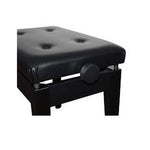 Pearl River S480BZ-BL Fully Cushioned Seat Piano Bench, Adjustable