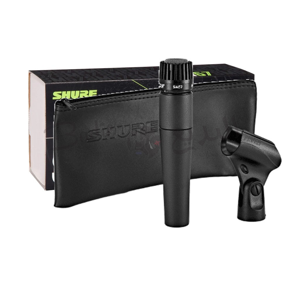 Shure SM57 Cardioid Dynamic Instrument Microphone - Note: Microphone Cable Sold Separately