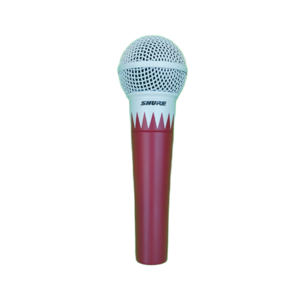 Shure SM58-QA Dynamic Cardioid Vocal Handheld Microphone (Special Edition Qatar Flag)