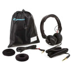 Sennheiser HD 25 PLUS On Ear Closed Back Monitoring / DJ Headphones/ Included Extra : 1 Pouch, 1 additional pair of soft earpads, 1 additional 1.5m straight cable