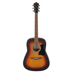 Ibanez V50NJP-OVS Jampack Series Acoustic Guitar Package - Open Pore Vintage Sunburst