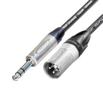 Van Damme V20TRSM|5M 5 Meter TRS- Jack to XLR Male Tour Grade Classic XKE – Microphone Cable