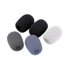 Zoom WSL-1 Windscreens for LMF-2 Lavalier Microphone (Black/White/Gray, 5-Pack)