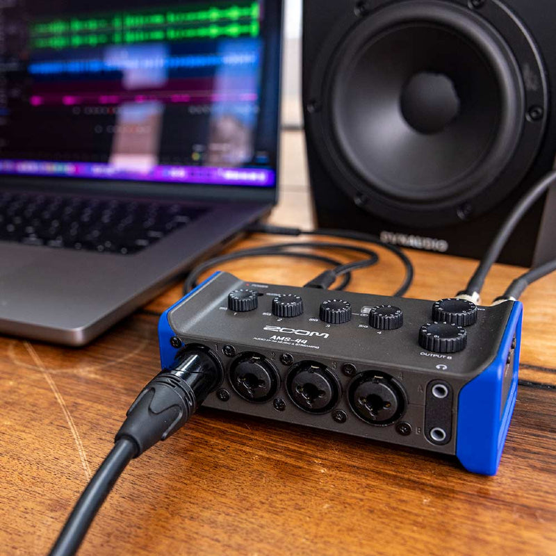Zoom AMS-444-in/4-out USB-C Mobile recording or Live streaming audio interface