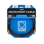Boss BIC-10 Straight to Straight Instrument Cable - 10 foot | Musical Instruments Accessories | Musical Instruments. Musical Instruments: Accessories By Categories, Musical Instruments. Musical Instruments: Guitar & Bass Accessories, Musical Instruments. Musical Instruments: Instrument Cable, Musical Instruments. Musical Instruments: Instrument Cable & Connectors By Categories, Musical Instruments. Musical Instruments: Instrument Cable-1 | Boss