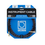 Boss BIC-10A Straight to Right Angle Instrument Cable - 10 foot | Musical Instruments Accessories | Musical Instruments. Musical Instruments: Accessories By Categories, Musical Instruments. Musical Instruments: Guitar & Bass Accessories, Musical Instruments. Musical Instruments: Instrument Cable, Musical Instruments. Musical Instruments: Instrument Cable & Connectors By Categories, Musical Instruments. Musical Instruments: Instrument Cable-1 | Boss