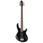 Cort Action Bass V Plus Black 5-String Bass Guitar
