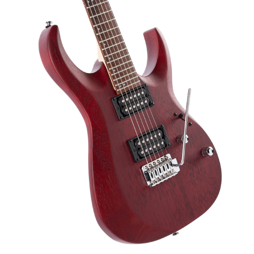 Cort X100 Open Pore Electric Guitar in Black Cherry