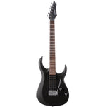 Cort X100 Open Pore Electric Guitar in Open Pore Black