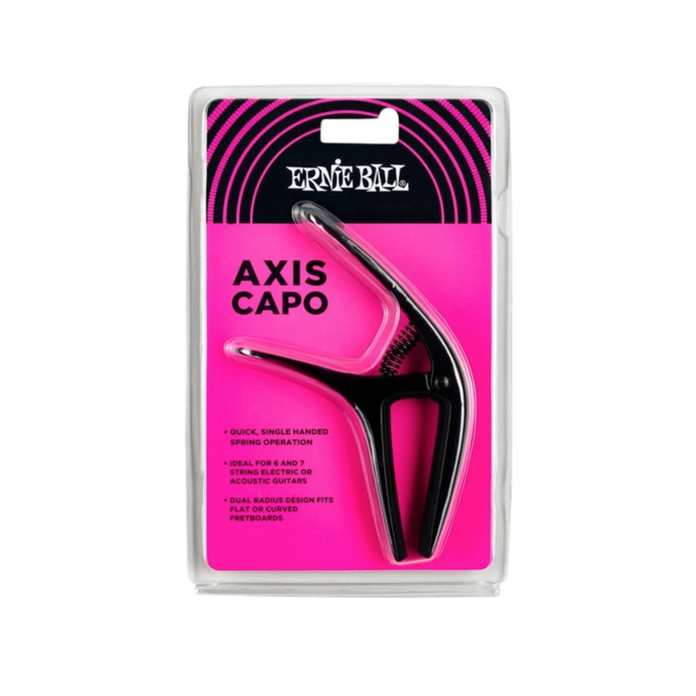 Ernie Ball 9600 Black Axis Capo Electric and acoustic guitars