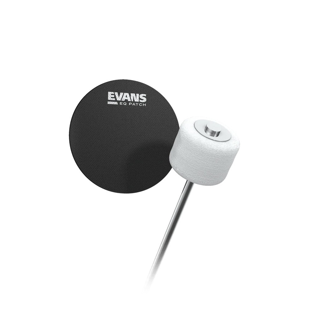 Evans EQPB1 EQ Patch black non-slip flexible nylon bass drum patch for Single-pedals