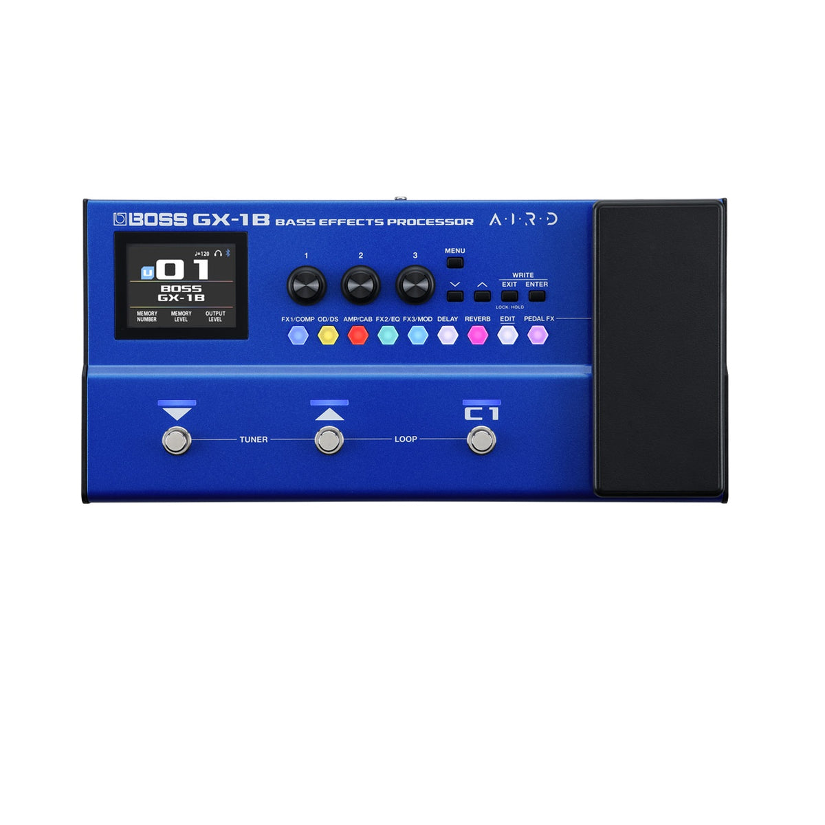 Boss GX-1B Bass Guitar Effects Processor Pedal / 9V DC power supply (sold separately)