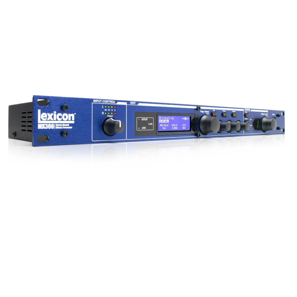 Lexicon MX300 Stereo Reverb Effects Processor /Stereo Reverb/ Effects Processor with USB "Hardware Plug-In" Capability