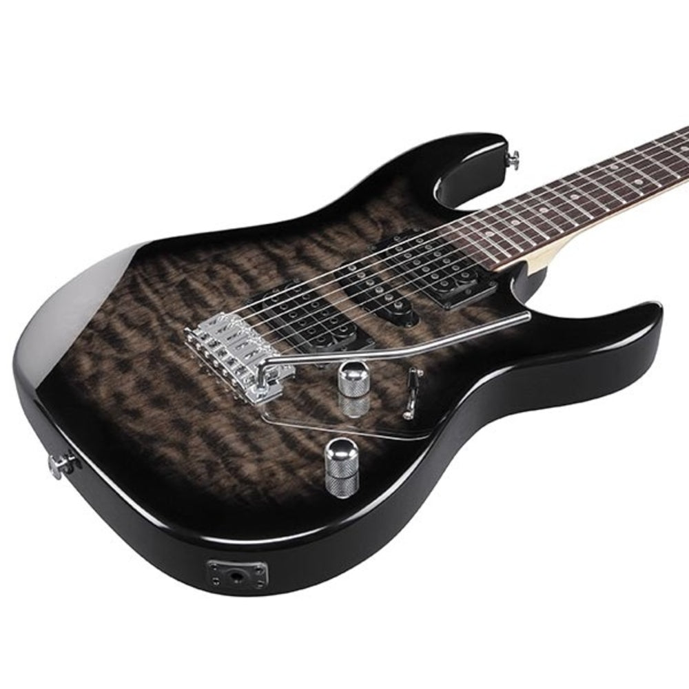 Ibanez Gio Series GRX70QA-TKS Electric Guitar - Transparent Black Sunburst