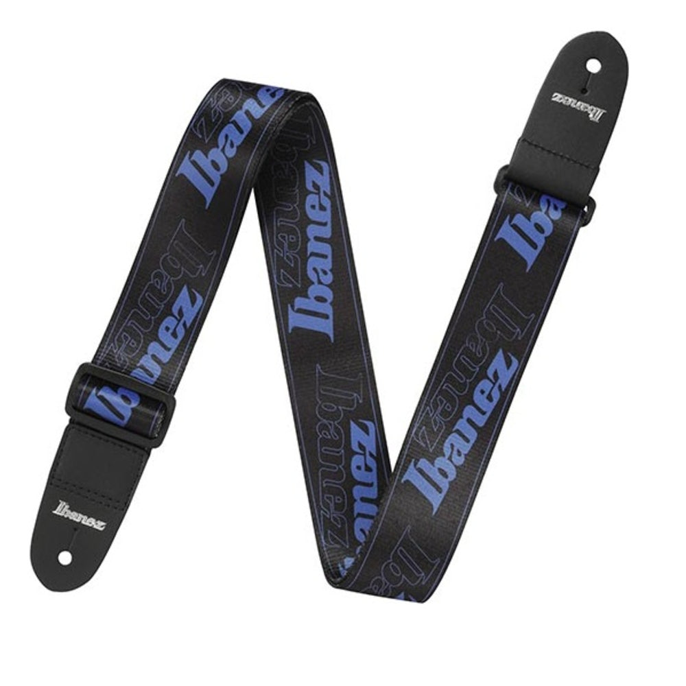 Ibanez GSD50 BL Guitar Strap Blue With Ibanez Logo
