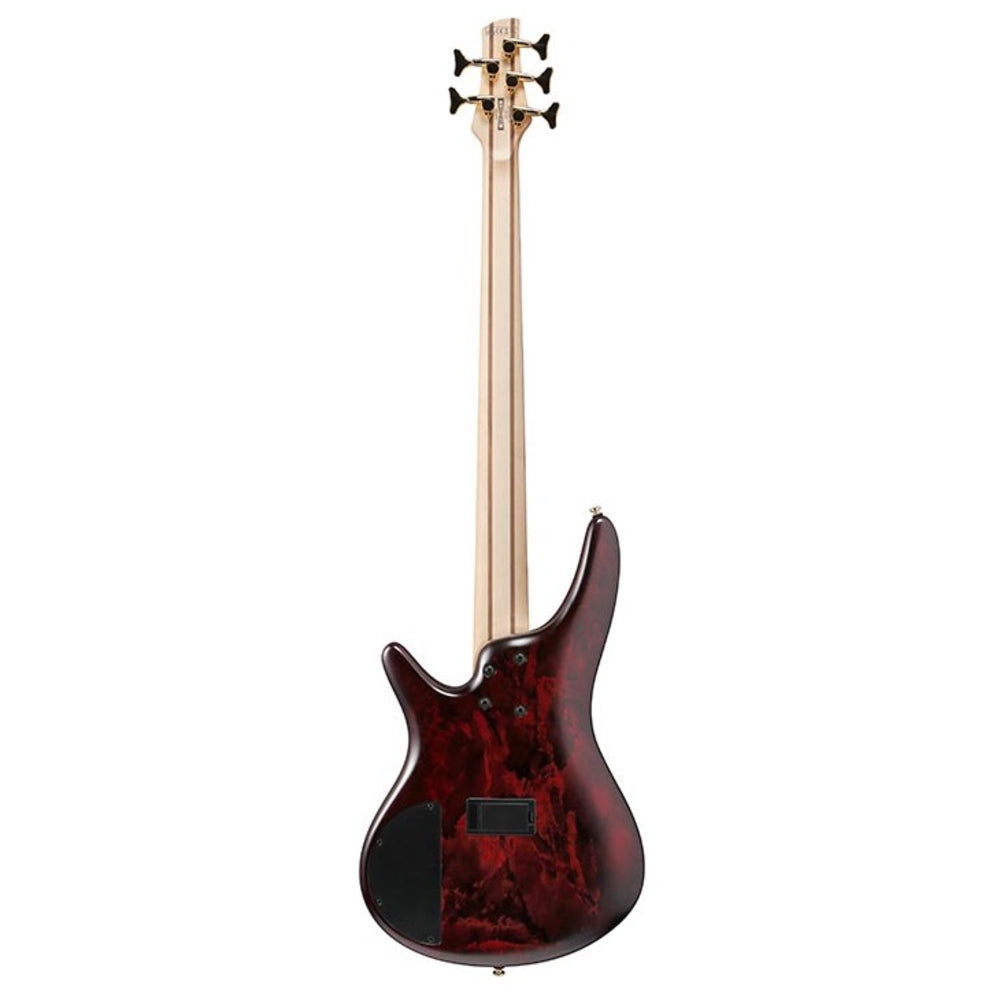 Ibanez SR305EDX-WZM 5-String Electric Bass Guitar, Wine Red Frozen Matte