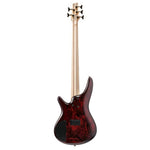 Ibanez SR305EDX-WZM 5-String Electric Bass Guitar, Wine Red Frozen Matte